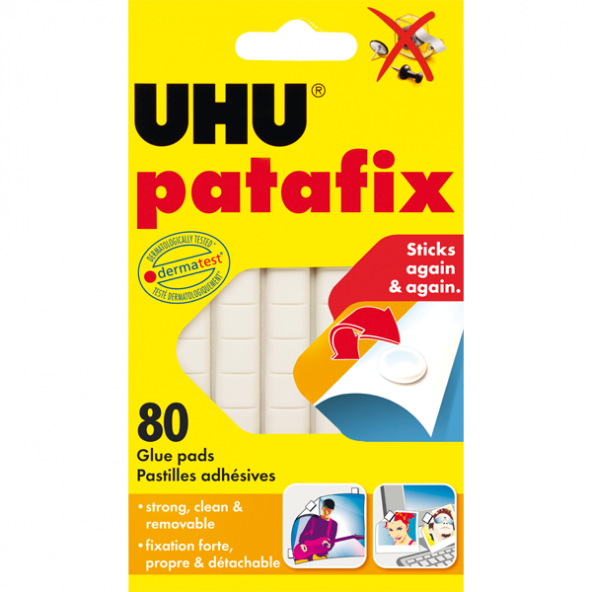 Uhu Hamur Yapıştırıcı Patafix Beyaz 41710 - 1