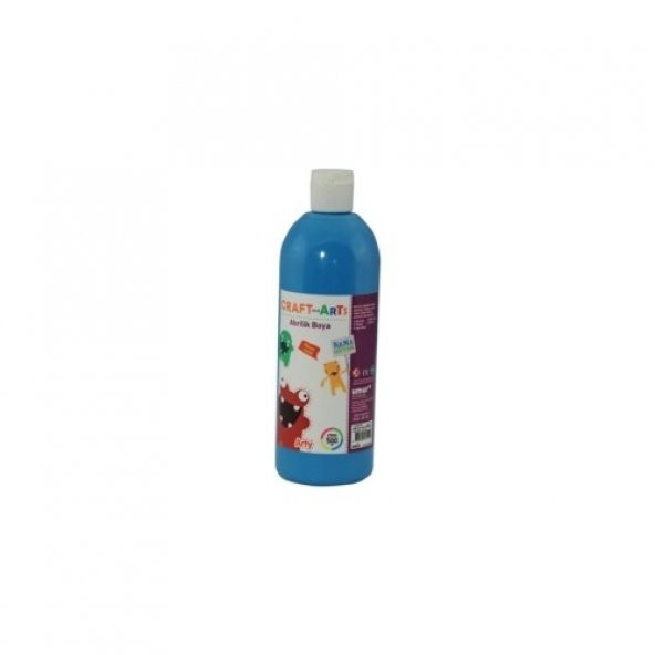 Craft And Arts Akrilik Boya 500 ML Siyah