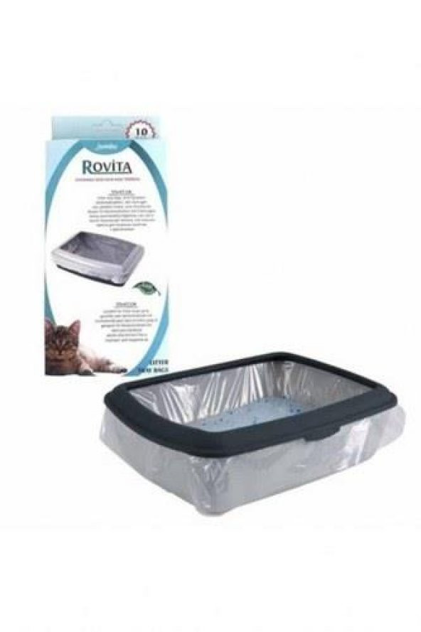 ROVİTA KEDİ AÇIK TUVALET POŞETİ 10LU - 2