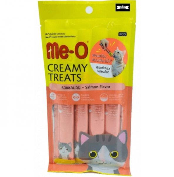 Me-O Creamy Treats Somonlu Kedi Ödülü 4 x 15 G