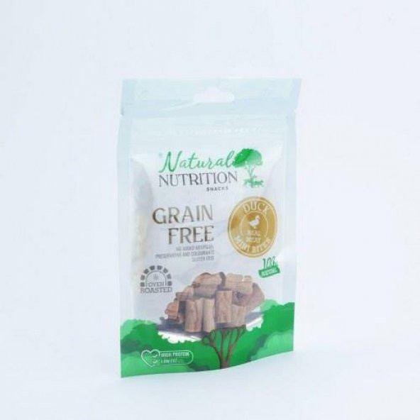 Natural Nutrition Snacks Ördek Eti Minik Taneler Köpek Ödülü 75 Gr