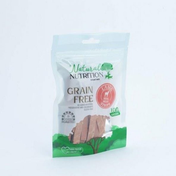 Natural Nutrition Snacks Kuzu Eti Şerit Köpek Ödülü 75 Gr