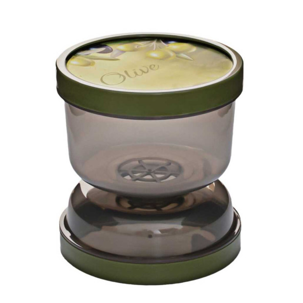 Porsima 02 1391 Kum Saati Süzgeçli Zeytinlik - Zeytin Turşu Saklama Kabı Şeffaf - 6