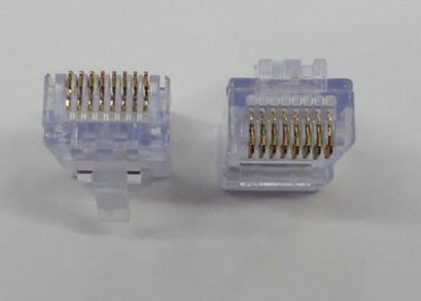 AMP Cat. 5 RJ45 Jack - 25 Adet - Resim 2