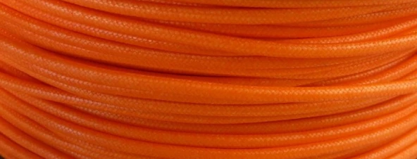 1metre Turuncu Palamut İpi 2mm. Kalınlık - Resim 3