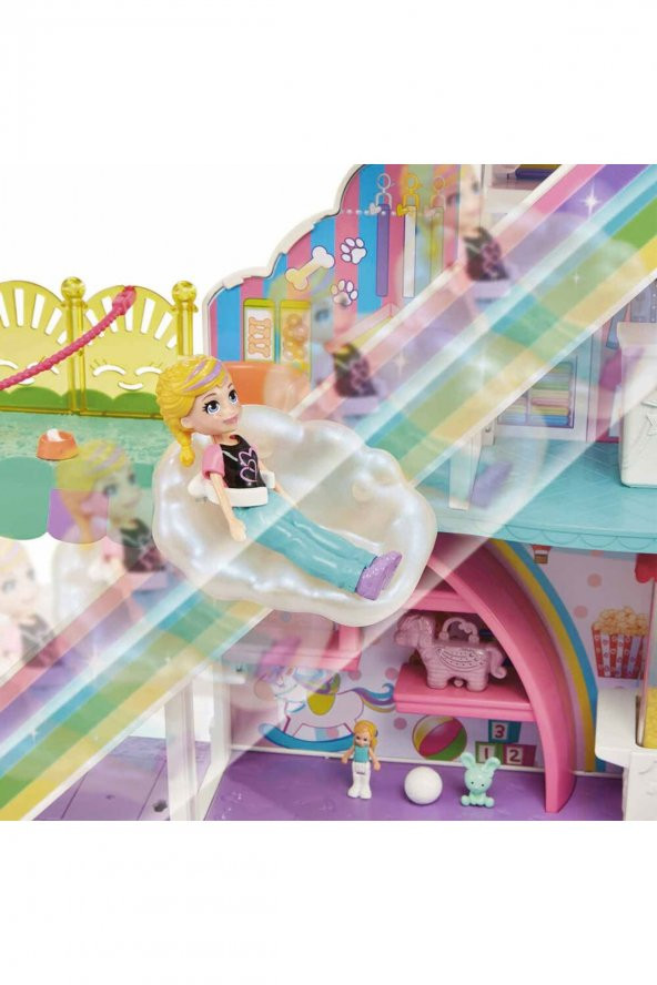 Polly Pocket Gökkuşağı Alışveriş Merkezi Oyun Seti Hhx78 - 6