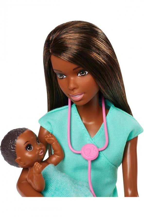 Barbie Esmer Bebek Bakıcısı Doktoru Hemşire Oyuncak - 2