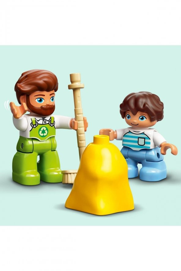 LEGO DUPLO Kasabası Çöp Kamyonu ve Geri Dönüşüm 10945 - Yaratıcı Oyuncak Yapım Seti (19 Parça) - 7