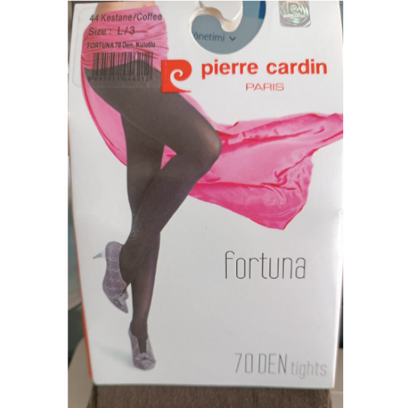 Pierre Cardin Fortuna L-3 Beden Kestane Renk 70 Denye Külotlu Çorap