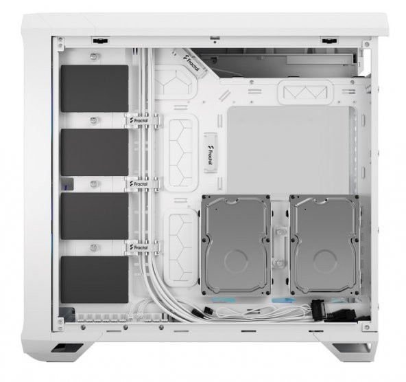 Fractal Design Torrent Beyaz RGB Temper Camlı Oyuncu Bilgisayar Kasas - FD-C-TOR1A-07 - 2
