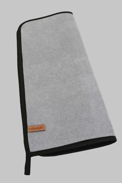 Microfiber Bulasik Kurutma Mati Kurulama Bezi Kurutma Örtüsü Tezgah Üstü Gri - Resim 3