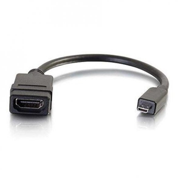 Micro HDMI Erkek - HDMI Dişi Çevirici Kablo 20 cm