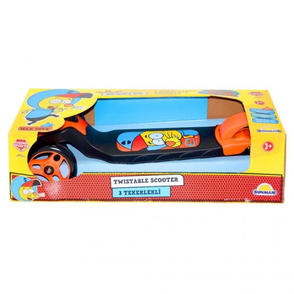 59076 Kral Şakir 3 Tekerlekli Twistable Scooter - 5