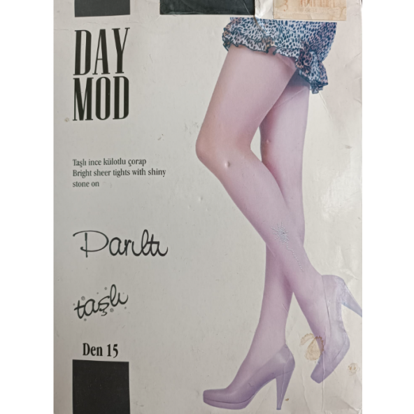 Day Mod Parıltı Taşlı Külotlu Çorap