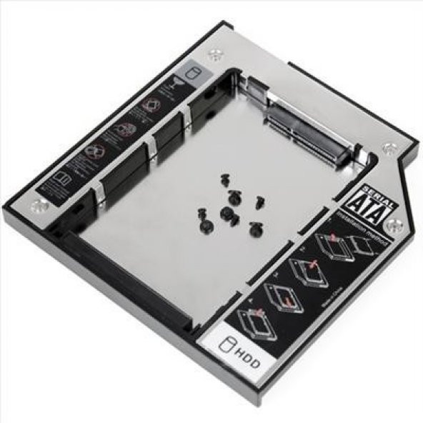 Notebook DVD-RW to 2.5" HDD/SSD Kızağı - 12.7 mm