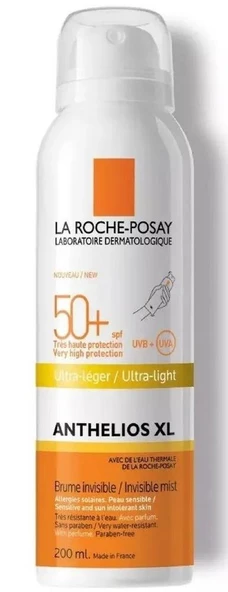 La Roche Posay Anthelios Ultra Light Sprey Spf50 200 Ml - SKT:11/2027 - Resim 2