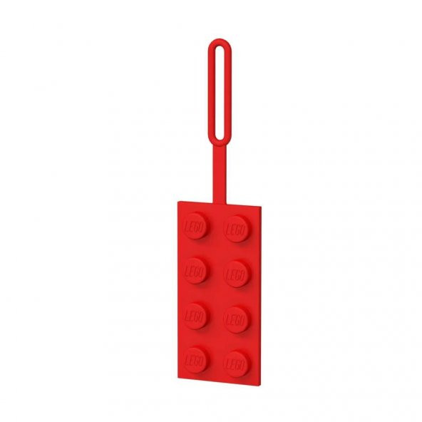 LEGO Gear 5005542 2x4 Red Luggage Tag - 4