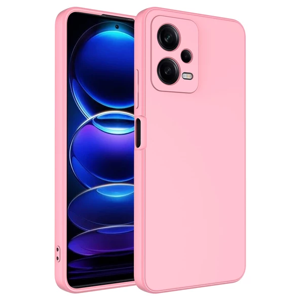 Xiaomi Redmi Note 12 Pro 5G Kılıf Zore Mara Lansman Kapak Kılıf  Pembe