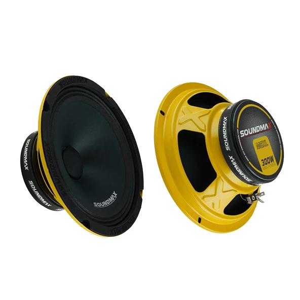 Soundmax Sx-M8Xl 20Cm Yeni Seri Midrange Oto Hoparlör 300 Watt