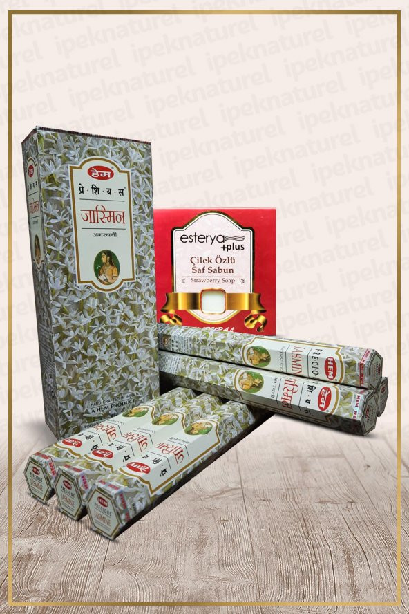 Jasmine Yasemin 120 Çubuk Tütsü ve Esterya Plus Sabun Setli