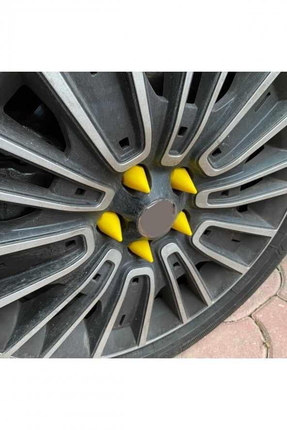 Sivri Mermi Bijon Kapağı Sökme Aparatlı 20 Li Set Sarı 19 Mm - 2