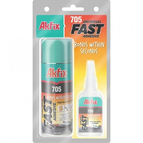 Akfix 705 Hızlı Yapıştırıcı 100GR+400ML