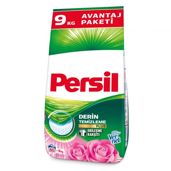 Persil 9 kg Gülün Büyüsü 60 Yıkama Avantaj Paketi