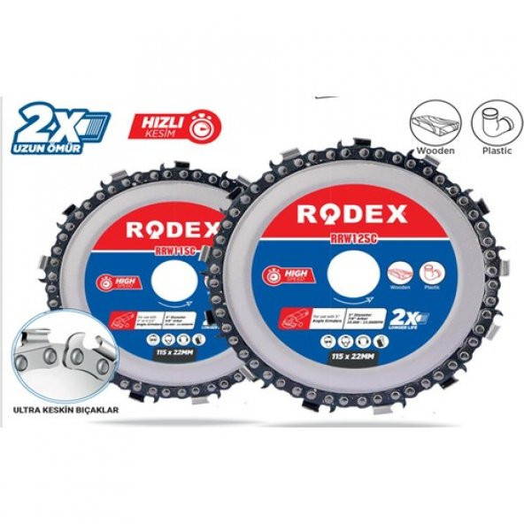 Rodex Ahşap Oyma ve Işleme Diski 115 mm ( 1 Adet )