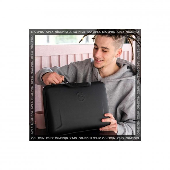 NPO Apex 14" Macbook ve Ipad Uyumlu,Ultra Korumalı ProBag Notebook Çantası-Siyah - 8