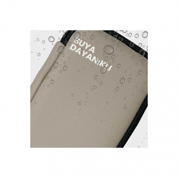 NPO B&B Small Case Ultra Darbe Korumalı,Kablo,HDD ve Aksesuar için Çok Amaçlı HardCase Çanta-Vizon - 3