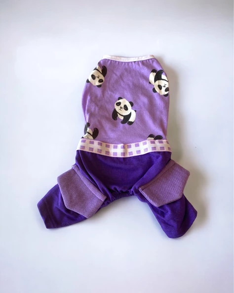 Chique Purple Duo Panda Tulum Köpek Kıyafeti - 7