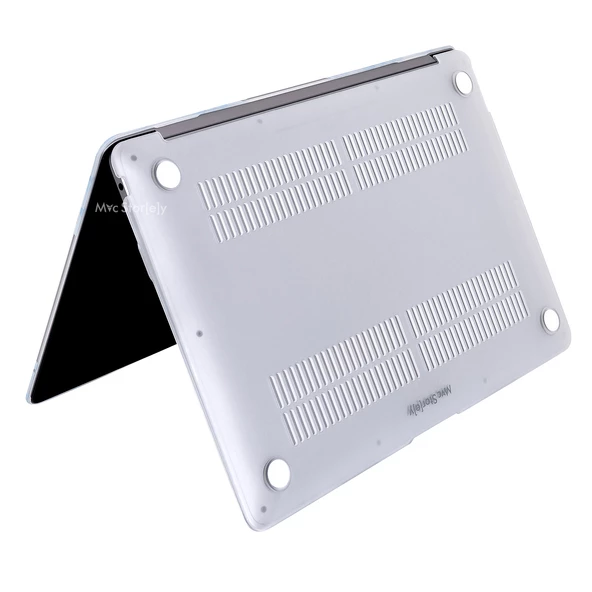 McStorey MacBook Air 13 Kılıf A1932 A2179 A2337 M1 Çip Uyumlu Mat TPU Çiçek Desenli Sert Kapak - 5