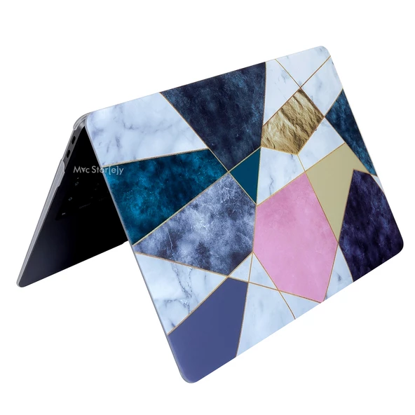 Macbook Air M1 Kılıf 13 inç Marble14NL (TouchID'li M1 Air) A2337 A2179 A1932 ile Uyumlu - 5