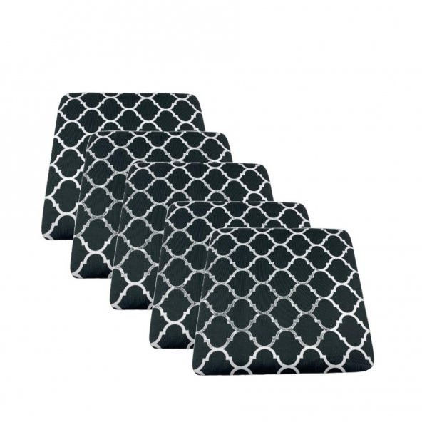 Knsz sırt minderi 5 li mazlum viona kumaş cırtlı tel sandalyesi sırtı için ürün görseli 1