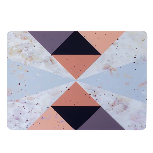 MacBook Air 13 Kılıf A1932 A2179 A2337 M1 – Darbeye Dayanıklı UV Baskılı Sert Kapak - 8