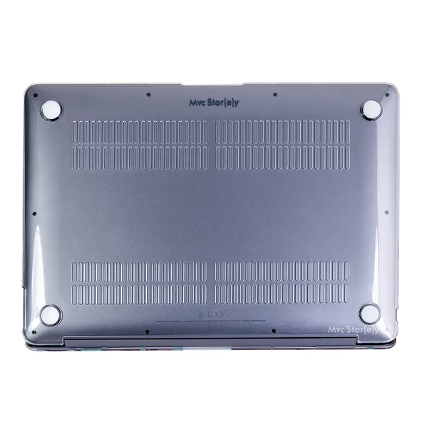 Macbook Pro Kılıf 13 inç M1-M2, Flower01NL (Type-c'li Model)A2338 A2289 A2251 A1706-08 A1989 A2159 ile Uyumlu - 11