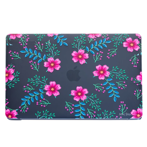 Macbook Pro Kılıf 13 inç M1-M2, Flower01NL (Type-c'li Model)A2338 A2289 A2251 A1706-08 A1989 A2159 ile Uyumlu - 12
