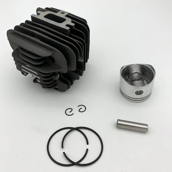 Kmtmak Oleo-Mac 952 Motorlu Testere Silindir Piston Takımı 45mm Kesim Motoru gömlek piston - 6