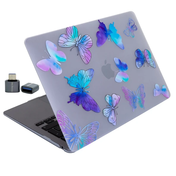 Macbook Pro Kılıf 13 inç M1-M2, Flower07NL (Type-c'li Model)A2338 A2289 A2251 A1706-08 A1989 A2159 ile Uyumlu ürün görseli