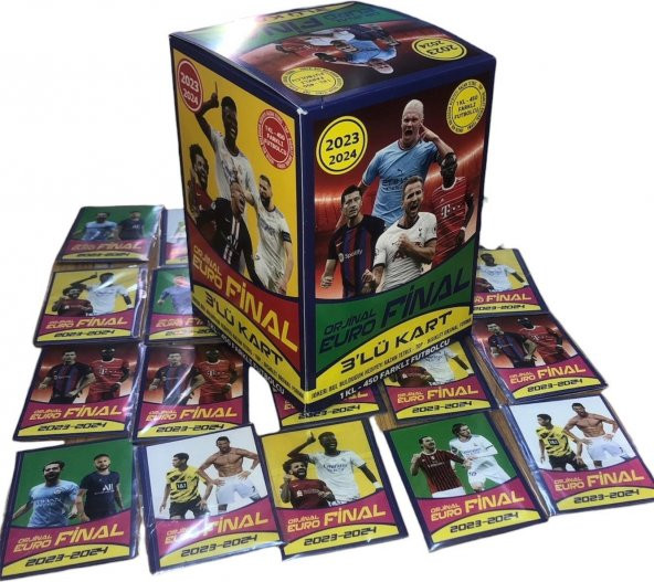 Hayal Sepeti Euro Final 3lü Kart 3 Kutu 450 Adet Kart Yeni Seri & Yeni Tasarım