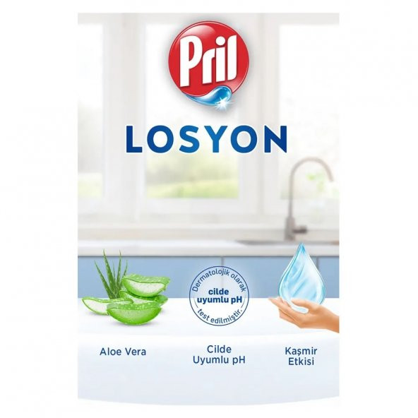 Pril Elde Yıkama Sıvı Bulaşık Deterjanı Losyon Aloe Vera 10 Adet x1405 ml - 2