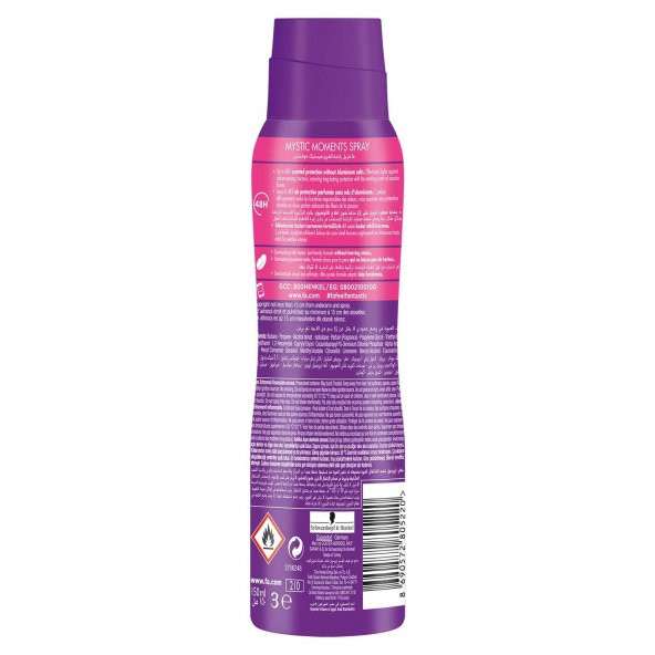 Fa Deodorant Mystic Moments Flower 150ml - 3