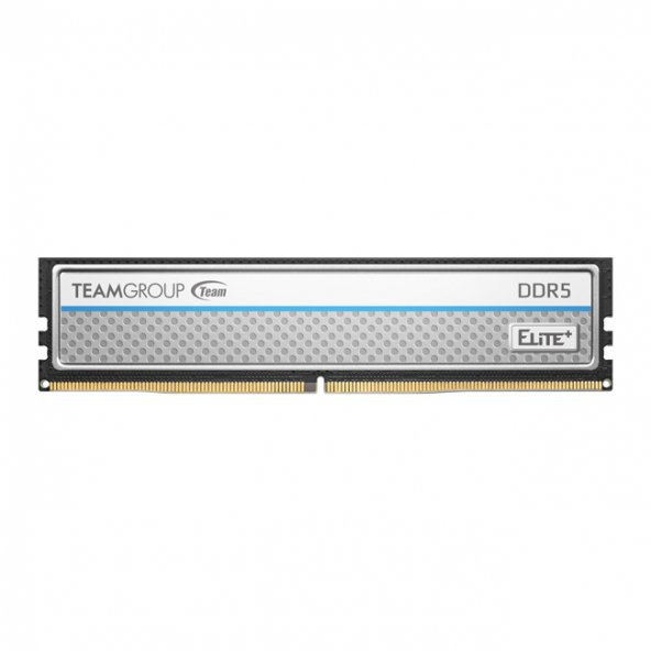 Team Elite Plus Silver 8 GB (1x8GB) 4800 Mhz DDR5 CL40 U-DIMM RAM(TPSD58G4800HC40016) - 1