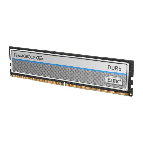 Team Elite Plus Silver 8 GB (1x8GB) 4800 Mhz DDR5 CL40 U-DIMM RAM(TPSD58G4800HC40016) - 4