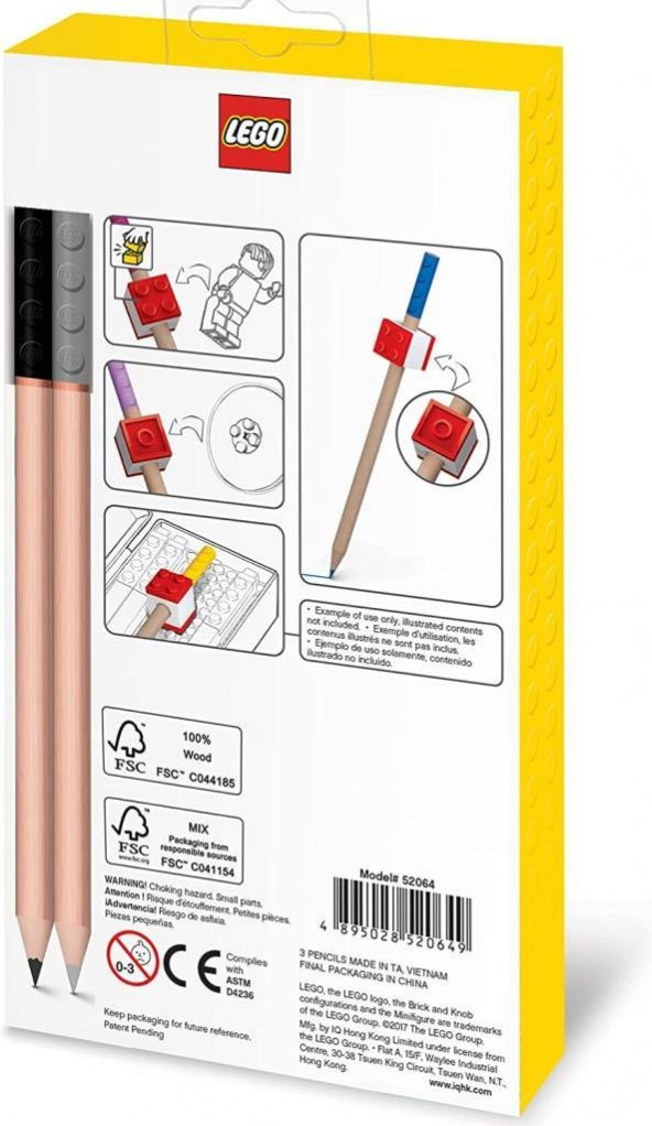 LEGO Gear 52064 Colored Pencils with Topper - Resim 2