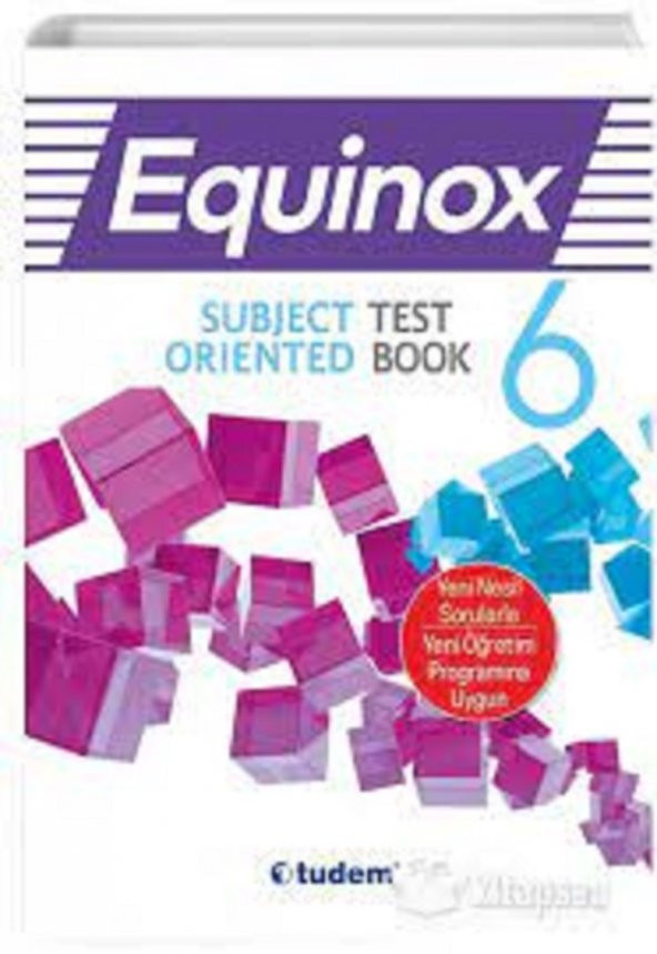 6.Sınıf Equinox Subject Oriented Test Book Tudem Eğitim