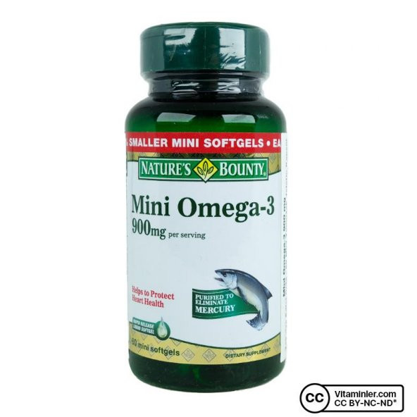 Natures Bounty Mini Omega-3 900 mg 60 Softgel