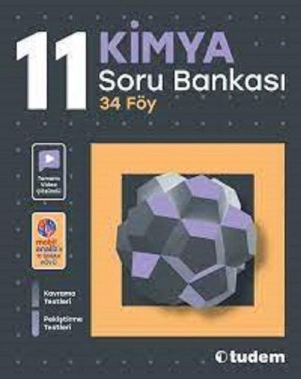 11. Sınıf Kimya Soru Bankası Tudem Eğitim