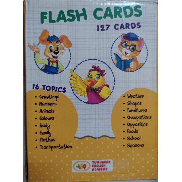 FLASH CARDS 127 CARDS