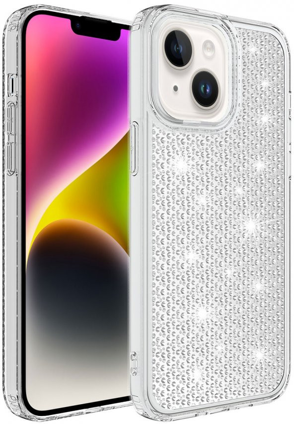Apple iPhone 14 Plus Airbagli Parlak Tasarımlı Silikon Kapak - 3
